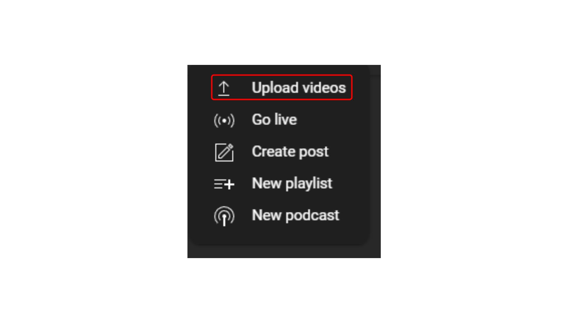 upload video on YouTube step 2