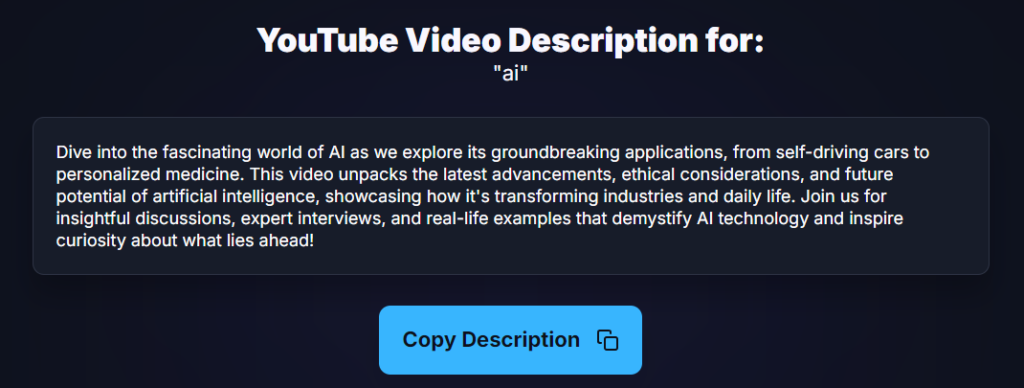 automation - video summary