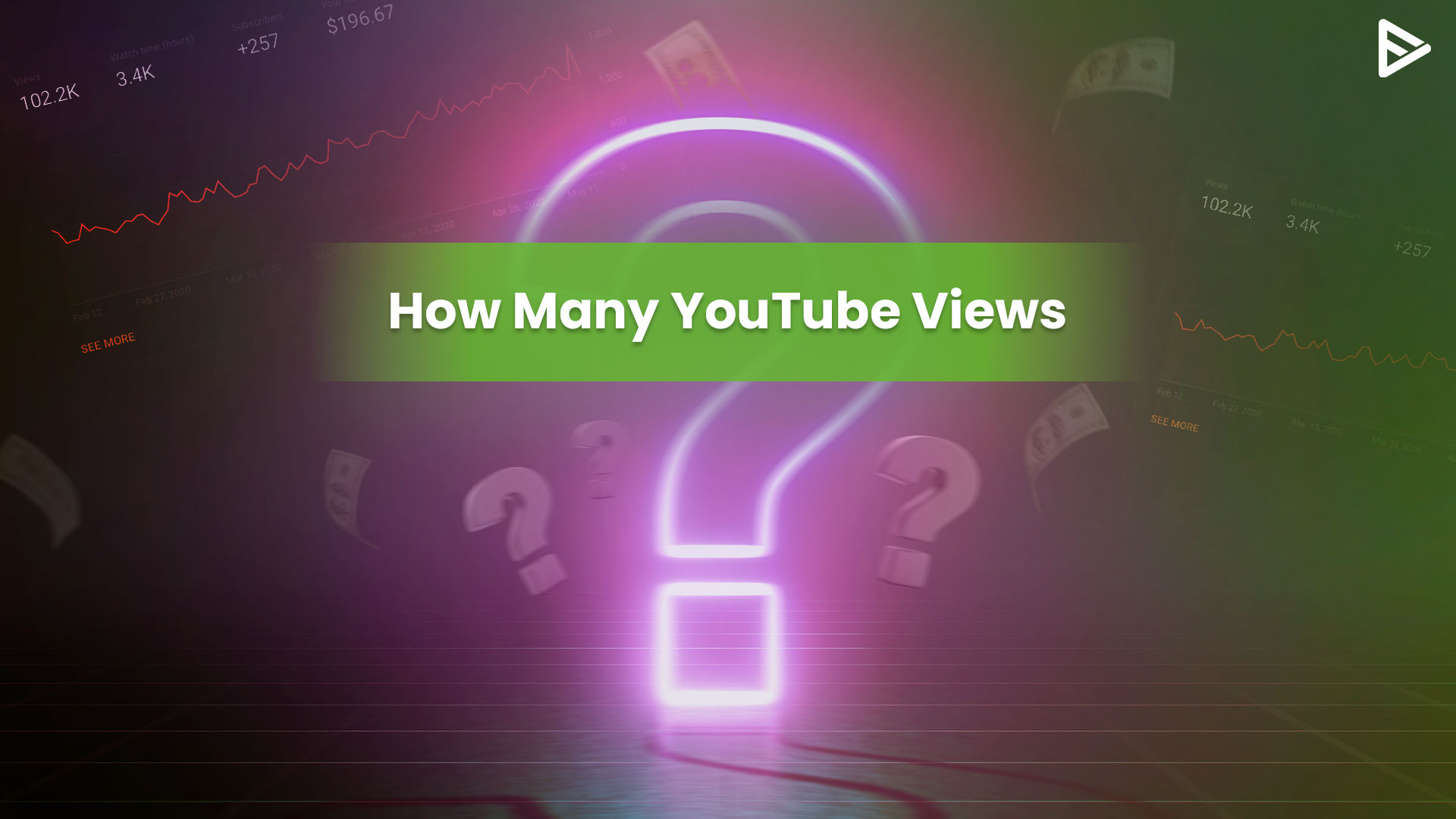 Views needed to make money with YouTube videos