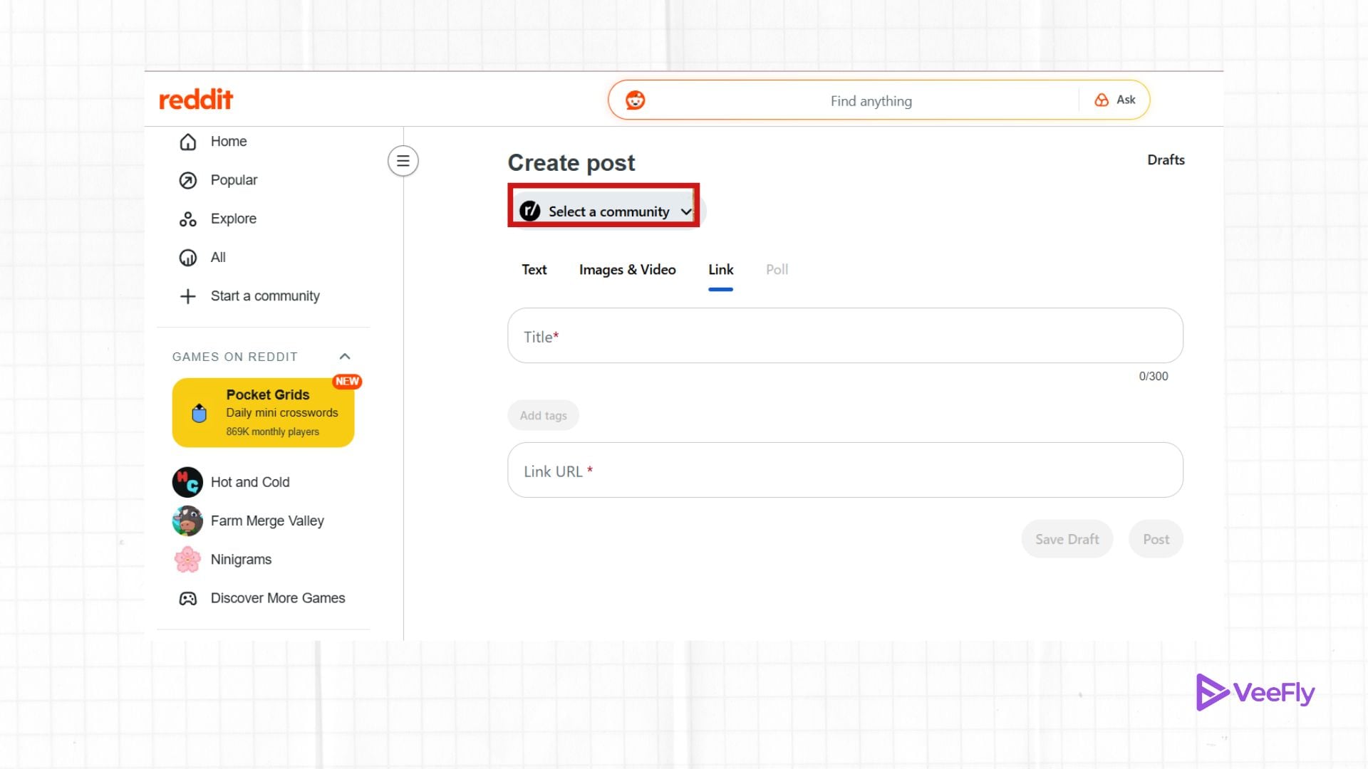 how to add youtube video in reddit post