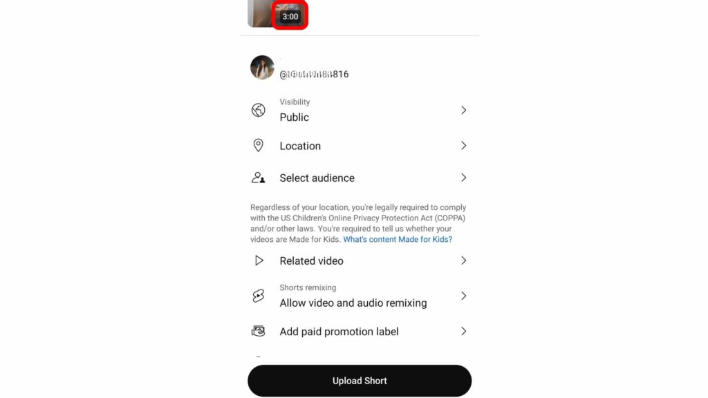 3 MINUTES YOUTUBE SHORTS 