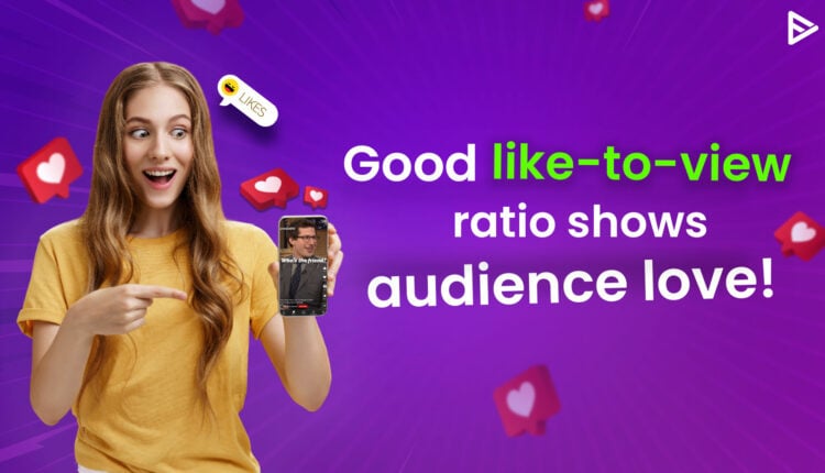 like to view ratio youtube