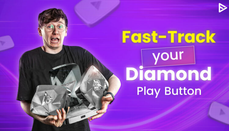 diamond play button on youtube