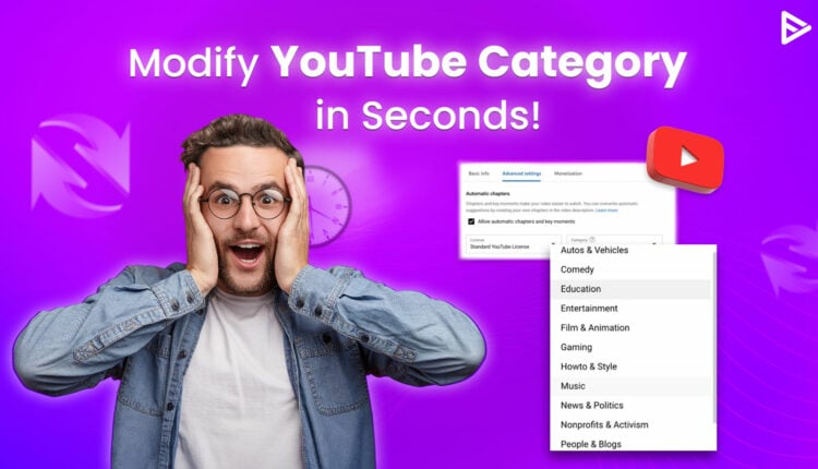 MODIFY YOUTUBE CATEGORY