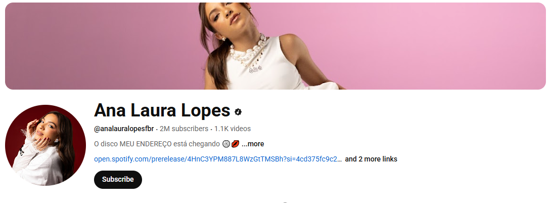 ana laura lopes youtube channel 
