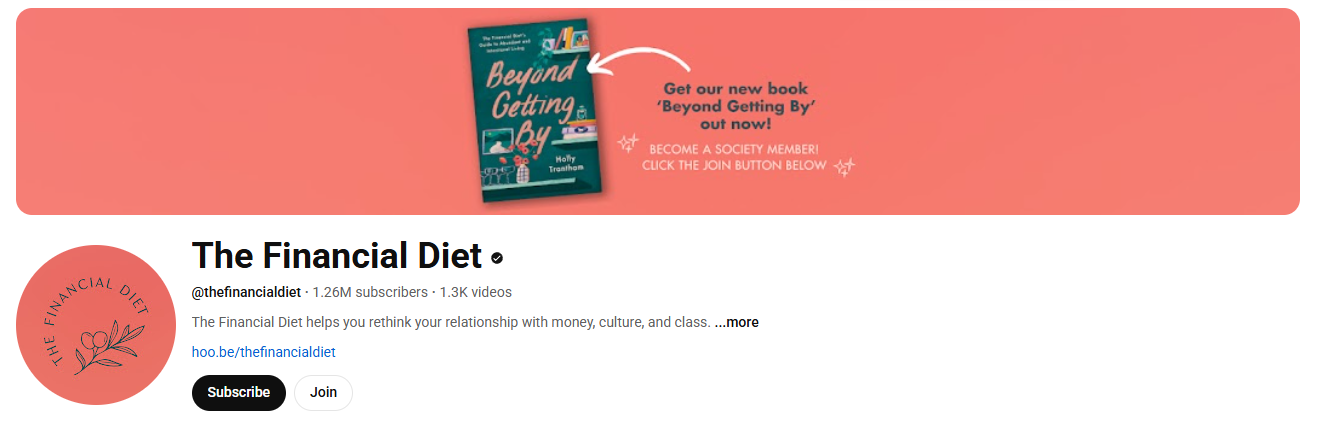 the financial diet YouTube channel