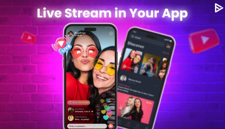 YouTube Live streaming API in your app