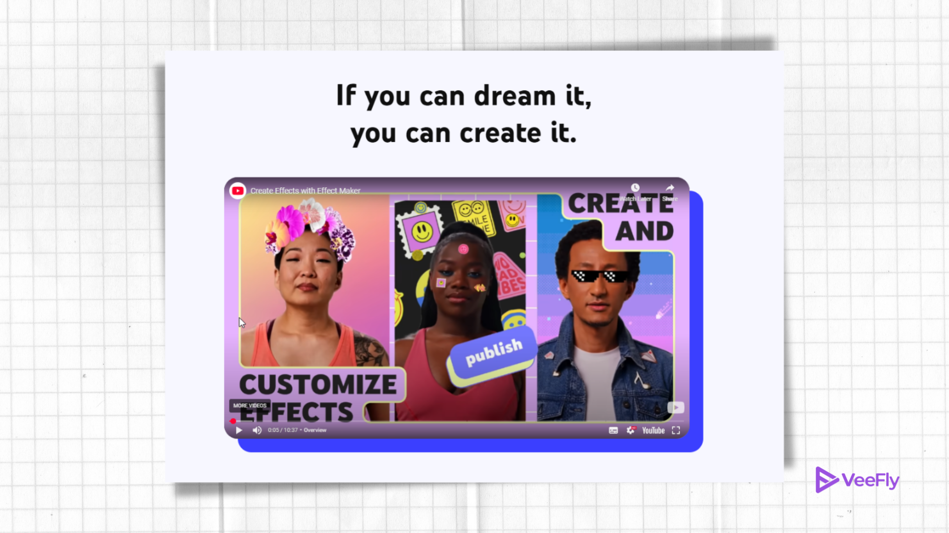 YouTube rolls out new effect maker tool