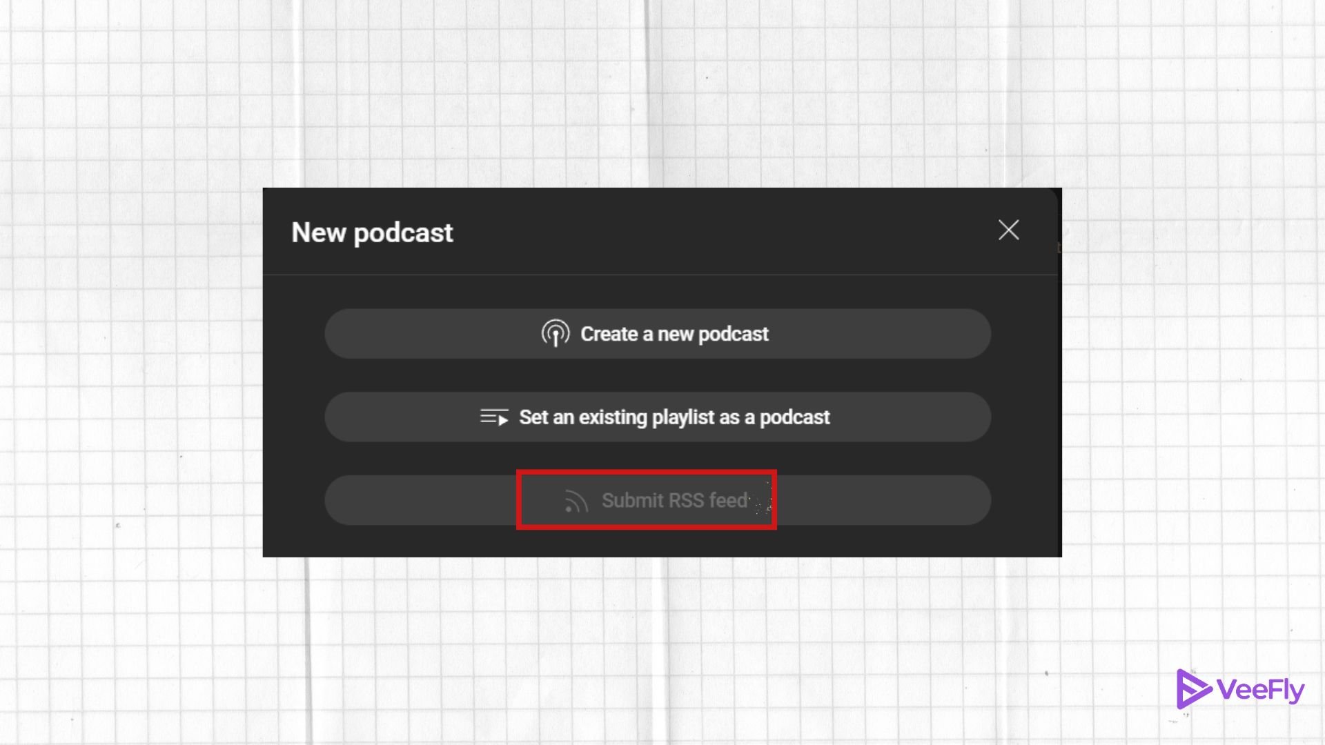 RSS feed for podcast