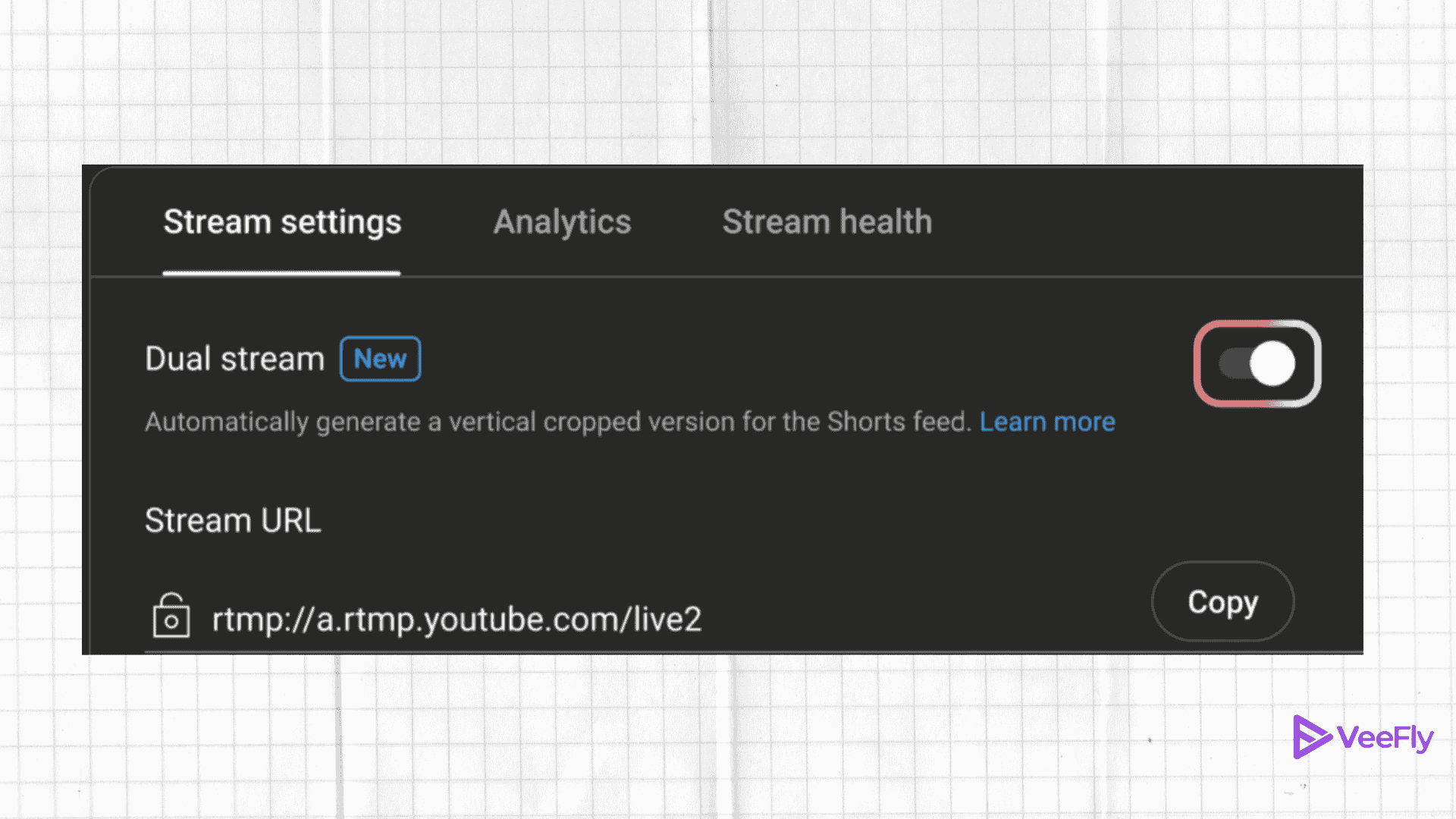 Dual stream in YouTube Live