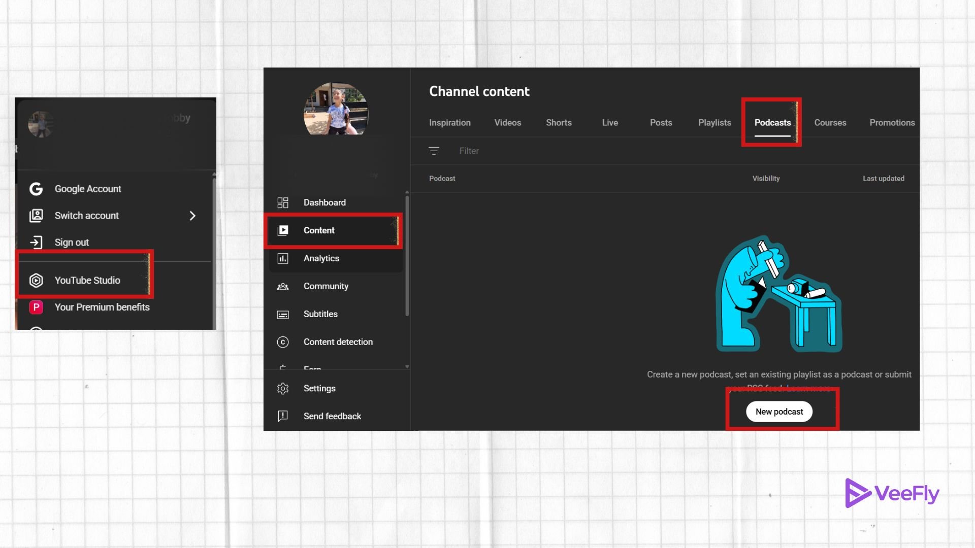 create a podcast playlist