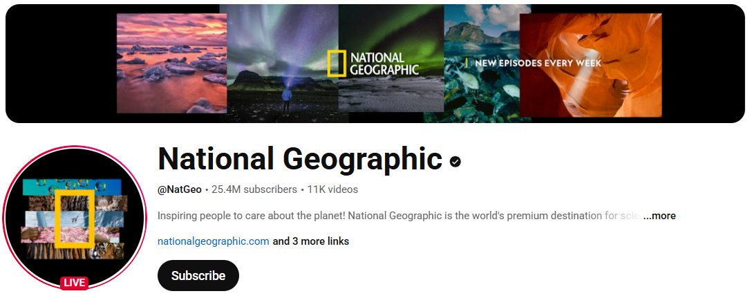 mobile vs tv content strategy example NatGeo