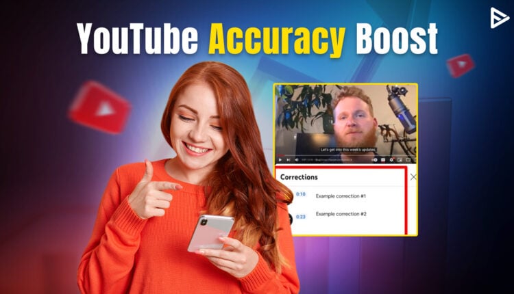 corrections to youtube video