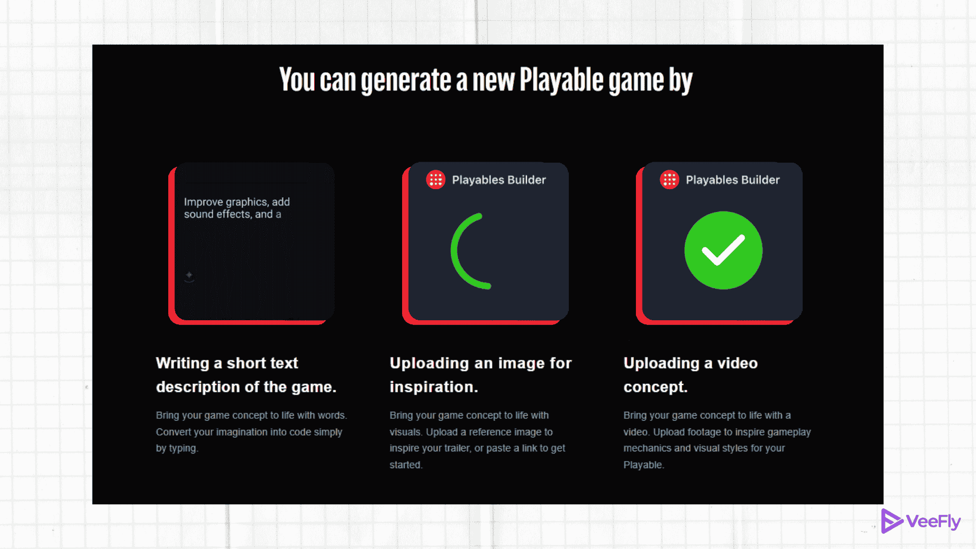 YouTube playable builder