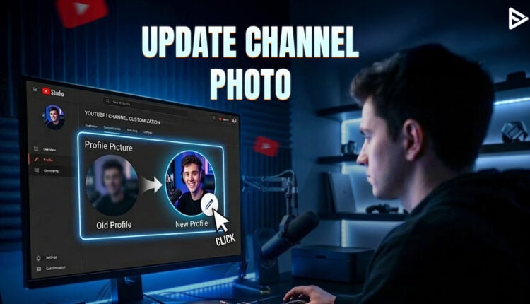 how to change a profile pic on youtube