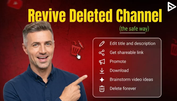 How to recover a deleted YouTube channel with these steps