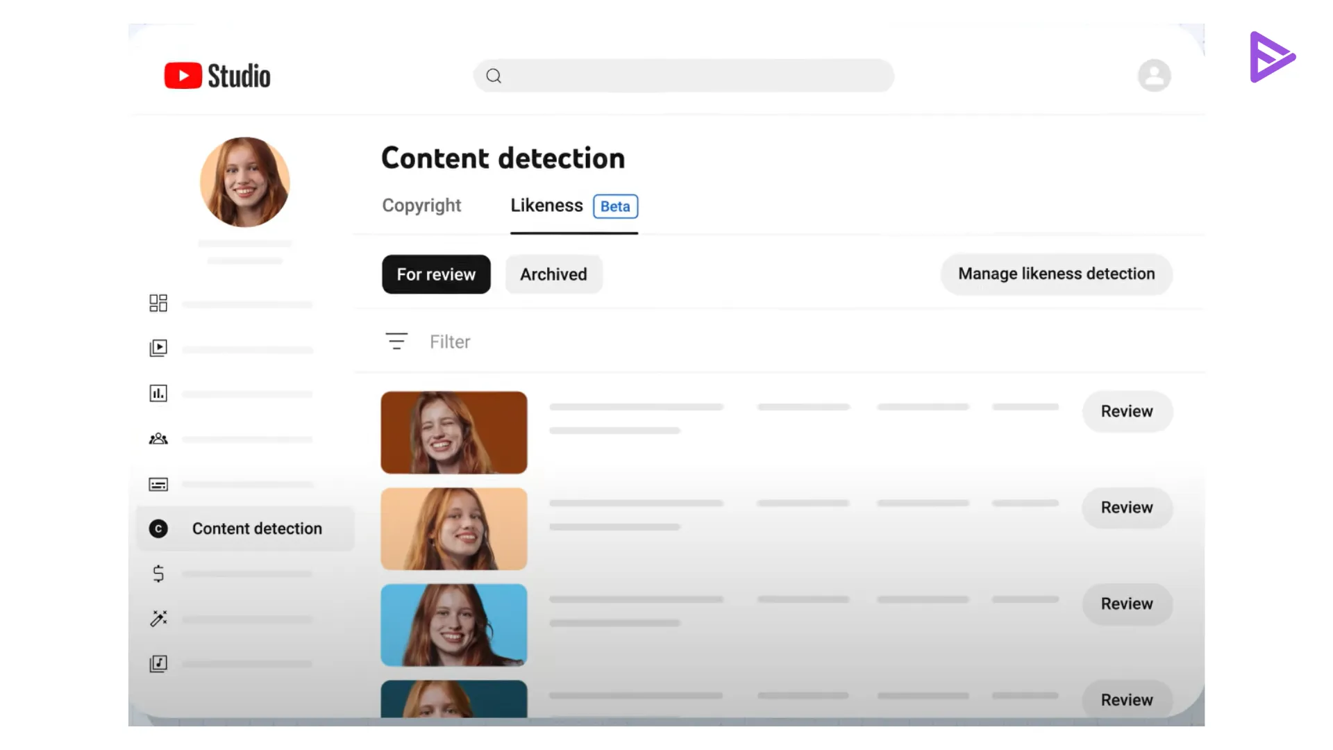 Likeness detection tool upgrade
