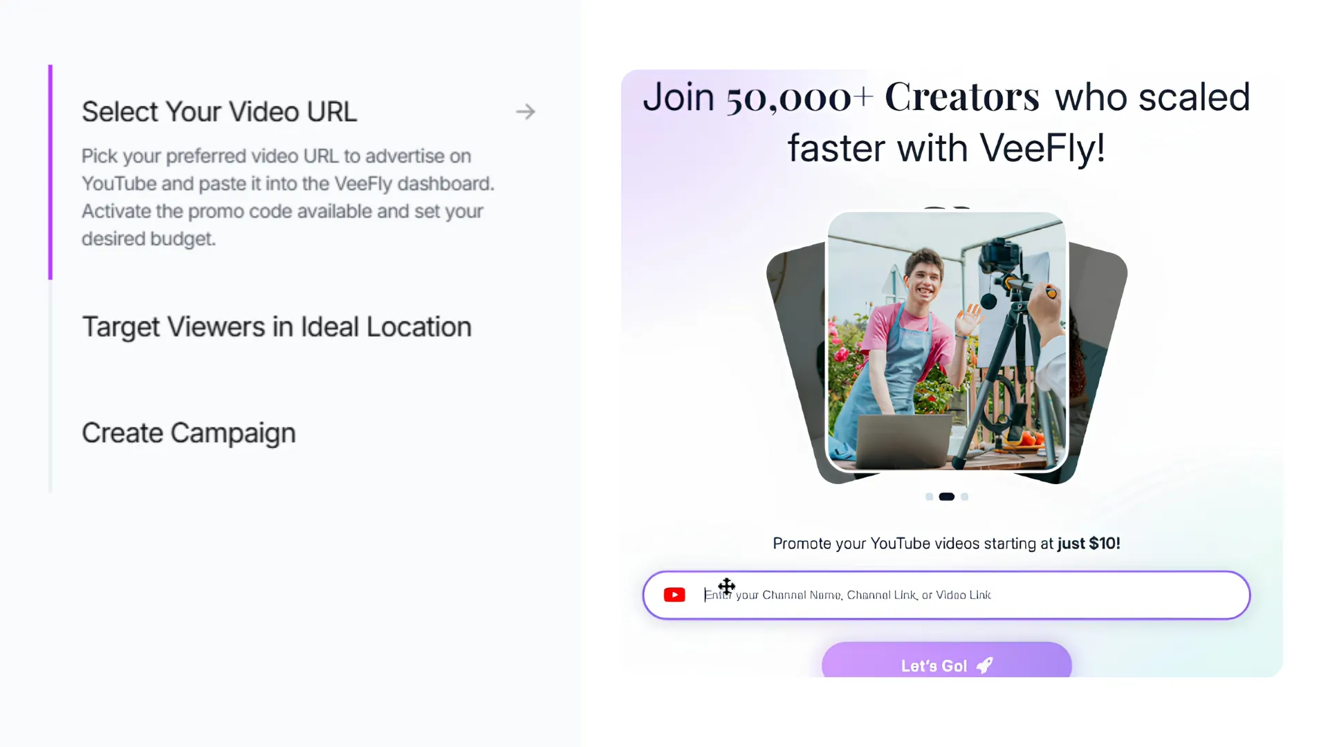 YouTube channel promotion