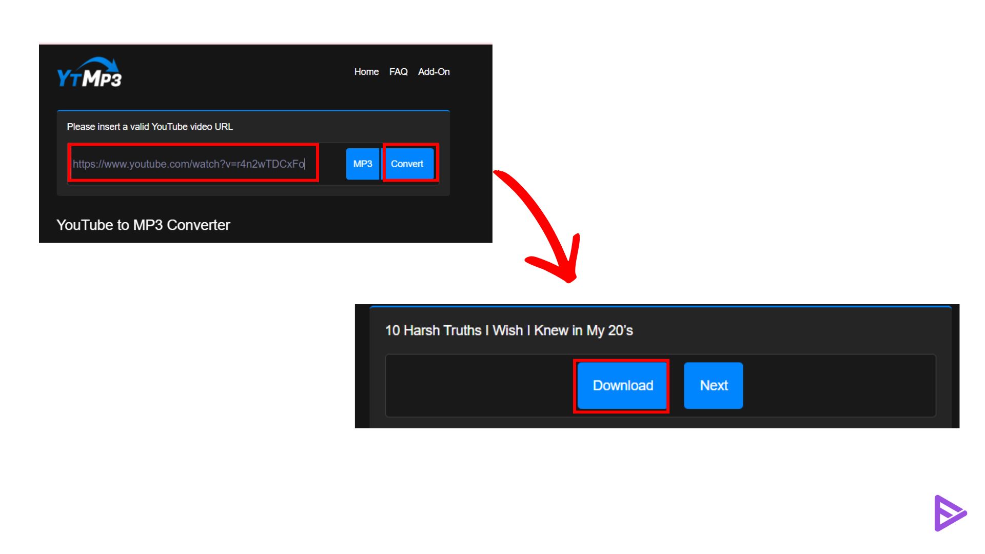 extract sound from youtube video