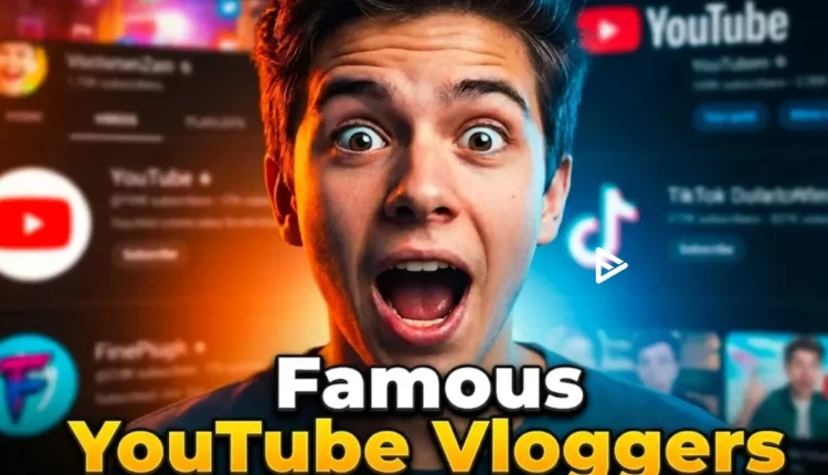 Am Image showcasing daily vloggers on YouTube