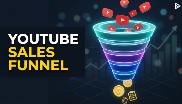An image showing YouTube video sales funnel.