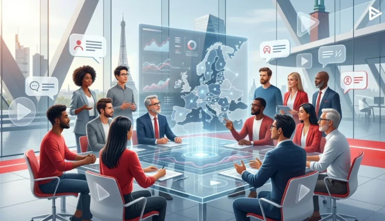 An image showcasing how YouTube creator consultation for EU will help 27 states