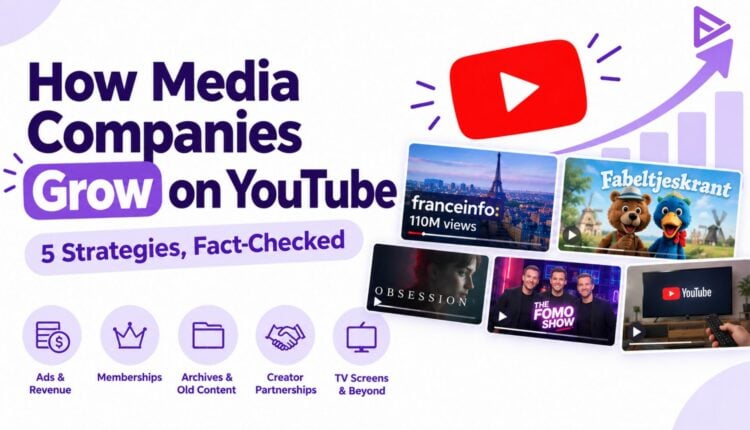 How media companies use YouTube to grow audiences and expand their reach.