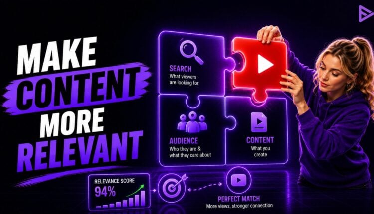Diagram showing YouTube's three ranking pillars: relevance, engagement, and quality