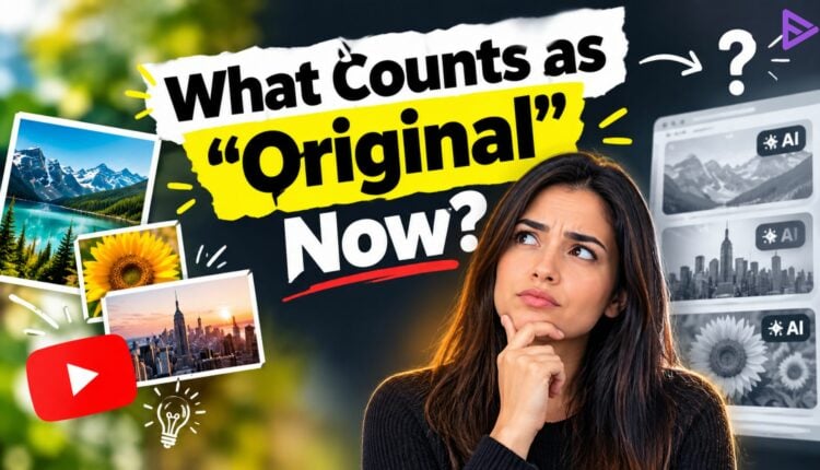 YouTube Shorts feed showing original content favored over reposted clips